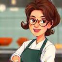 Cartoon avatar of Amelia Bakker.