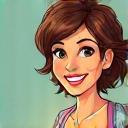 Cartoon avatar of Fleur de Vries.